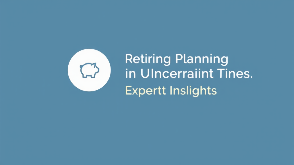 Retirement Planning in Uncertain Times: Expert Insights