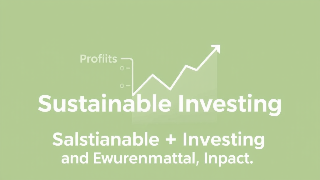 Sustainable Investing: Balancing Profits and Environmental Impact