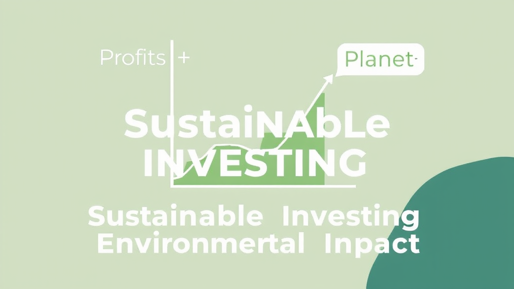 Sustainable Investing: Balancing Profits and Environmental Impact